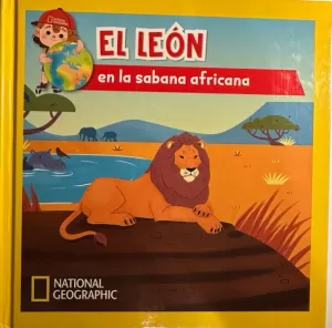 EL LEON EN LA SABANA AFRICANA