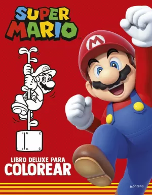 SUPER MARIO - LIBRO DELUXE PARA COLOREAR