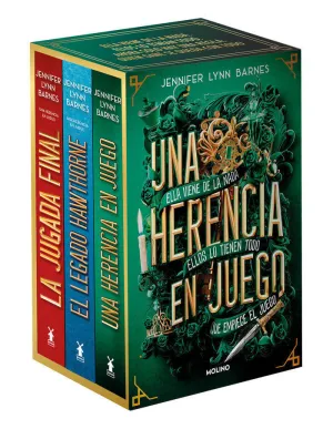 UNA HERENCIA EN JUEGO (ESTUCHE CON: UNA HERENCIA EN JUEGO  EL LEGADO HAWTHORNE  LA JUGADA FINAL) (UNA HERENCIA EN JUEGO)